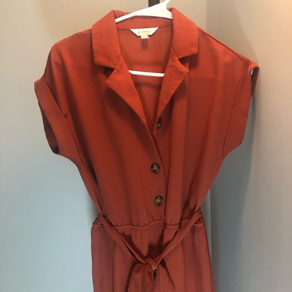 Beautiful rust orange jumpsuit NWOT